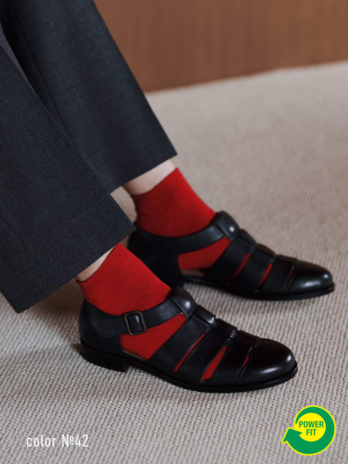 【Tabio MEN】パワーフィットスニーカー丈ソックス