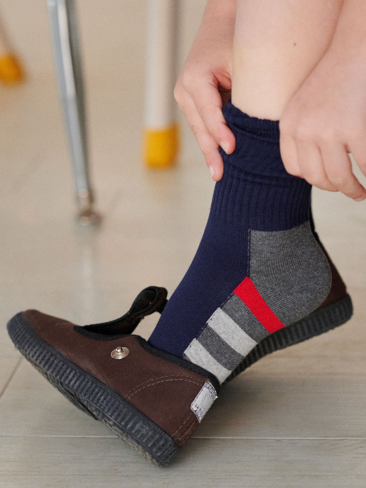 【キッズ】足底の汚れが目立たないソックス / 19-21cm